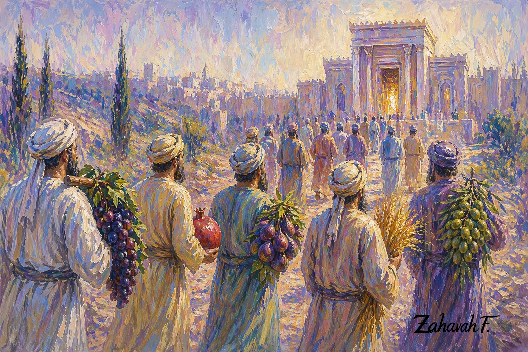 The Fruits Of Bikurim painting